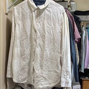 Jachs Off-White Casual Button Down Shirt